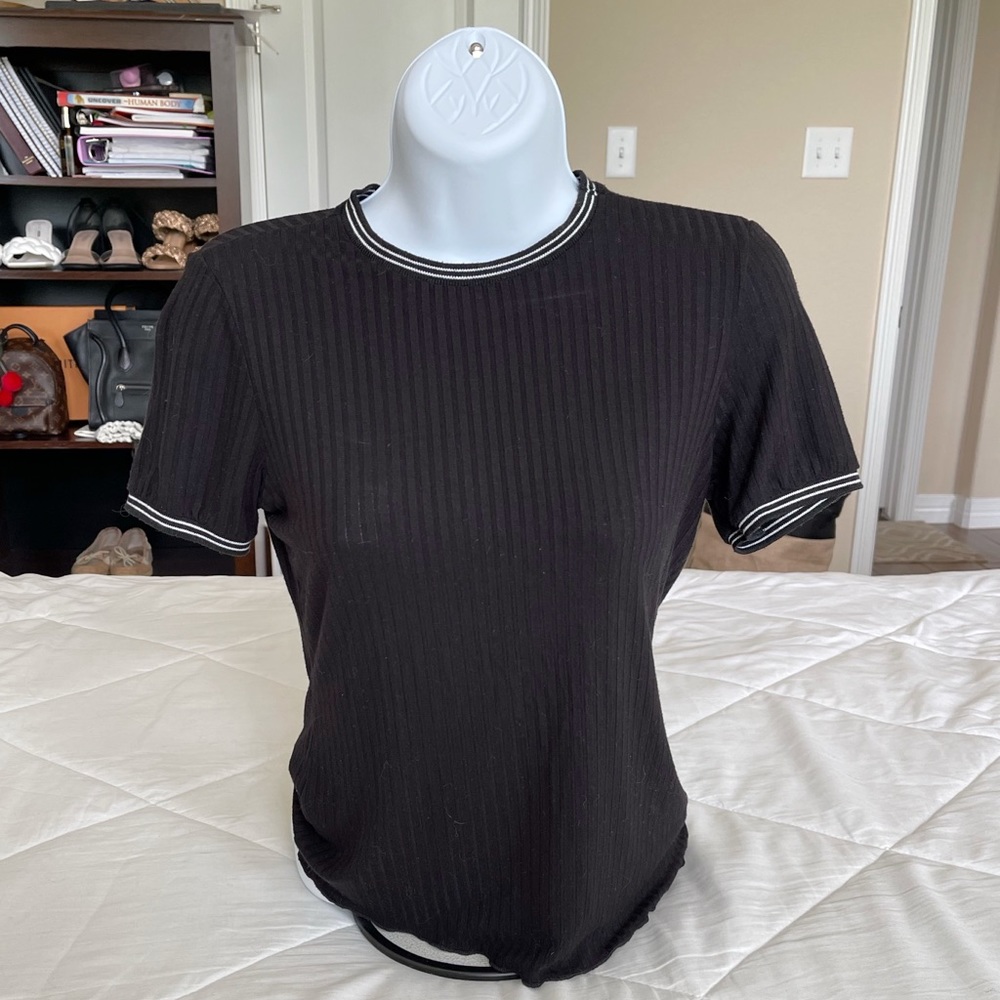 Sadie & Sage Black Baby Tee